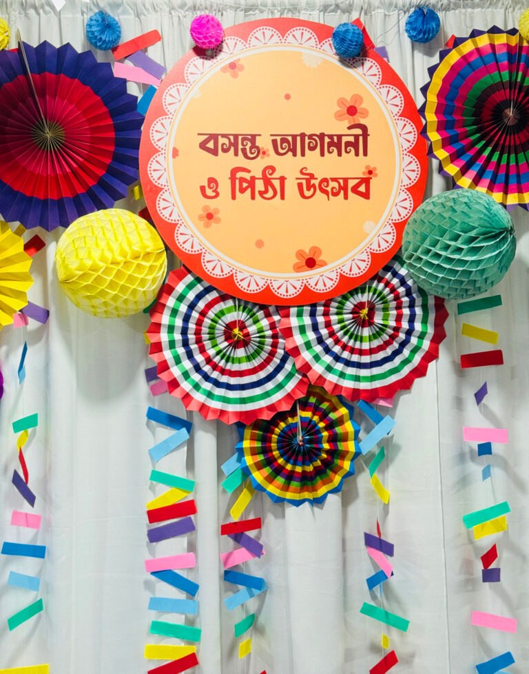 Bosonto Agomoni & Pitha Utshob Brings Tradition and Joy to the Office